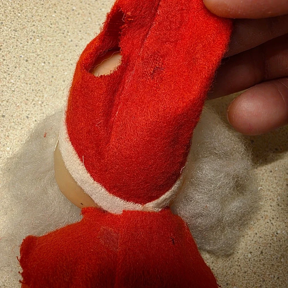 Vintage Santa Claus Knee Hugger Elf Doll 12
